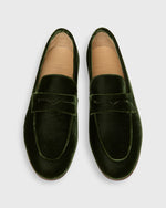 Load image into Gallery viewer, Mia Loafer in Hunter Velvet
