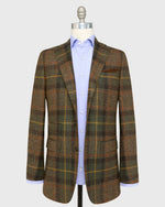 Load image into Gallery viewer, Virgil No. 3 Jacket in Brown/Forest/Brick Plaid Tweed
