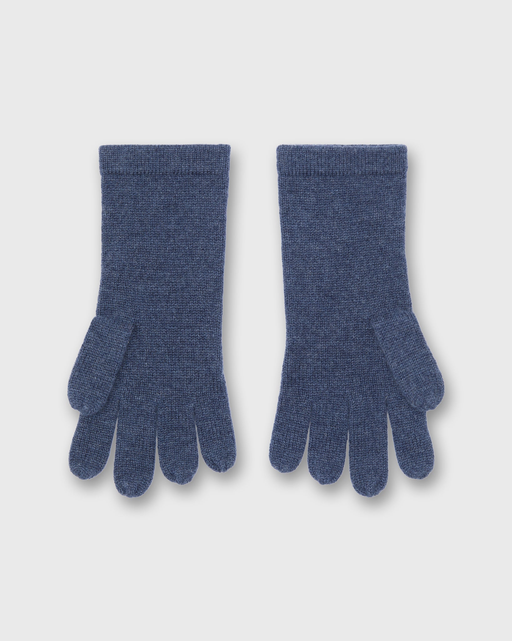 Cable Cashmere Gloves in Navy