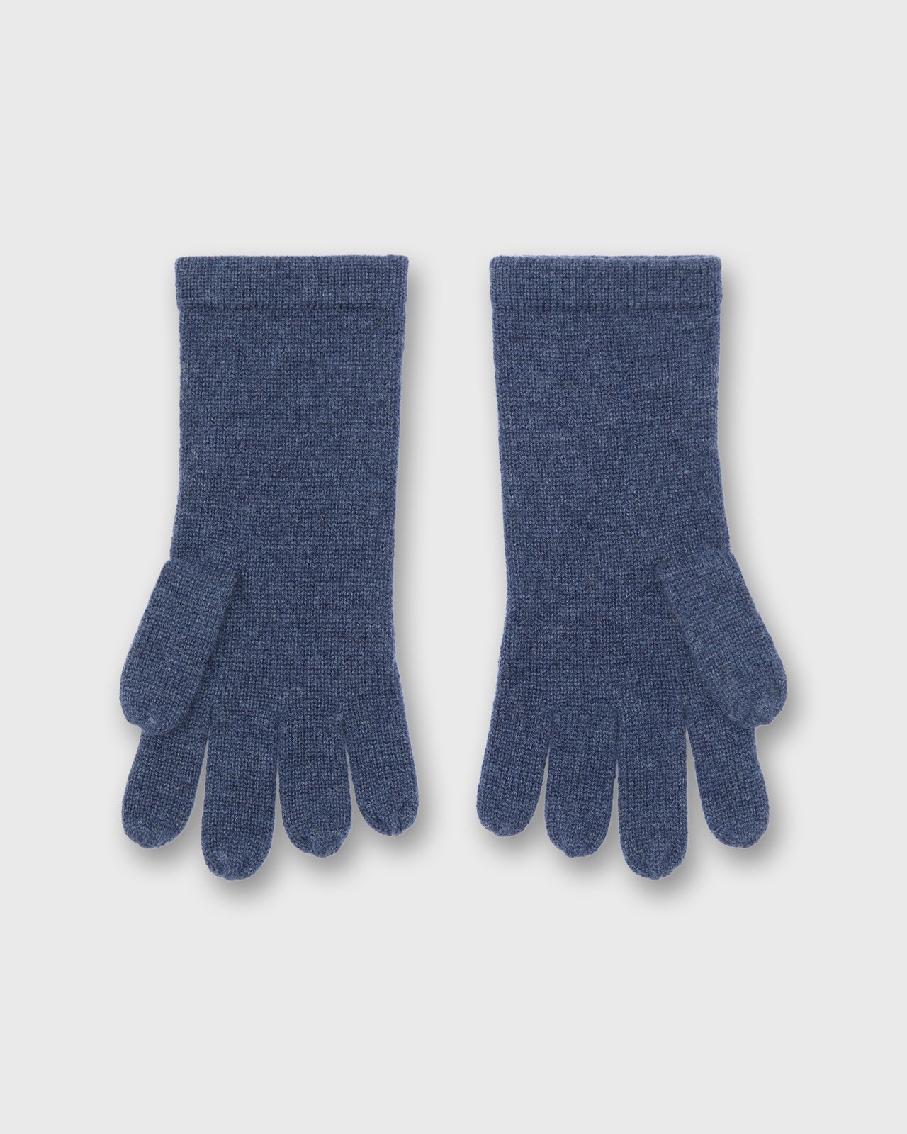 Cable Cashmere Gloves in Navy