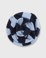 Load image into Gallery viewer, Cashmere Scarf in Heather Sky/Navy Stripe
