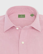Load image into Gallery viewer, Spread Collar Sport Shirt in Pink Flannel
