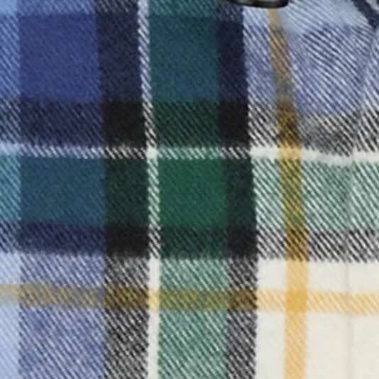 Blue/Green/Yellow Plaid Heavyweight Flannel