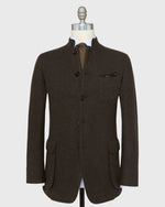 Load image into Gallery viewer, Tyrolean Jacket in Char Brown Loden Wool
