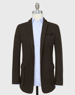 Load image into Gallery viewer, Tyrolean Jacket in Char Brown Loden Wool
