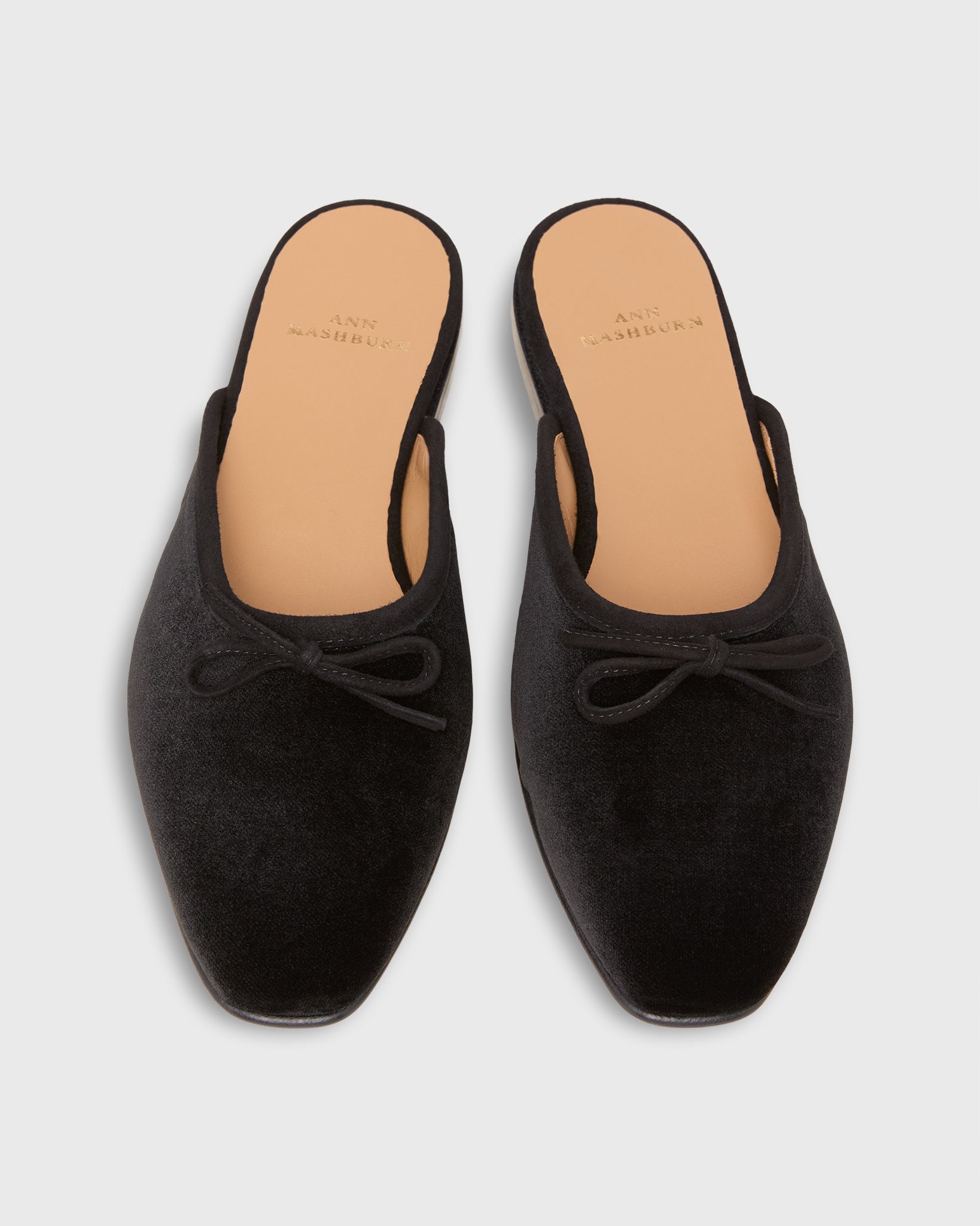 Joy Mule in Black Velvet