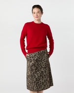 Load image into Gallery viewer, Kit Crewneck Sweater in Red Cashmere
