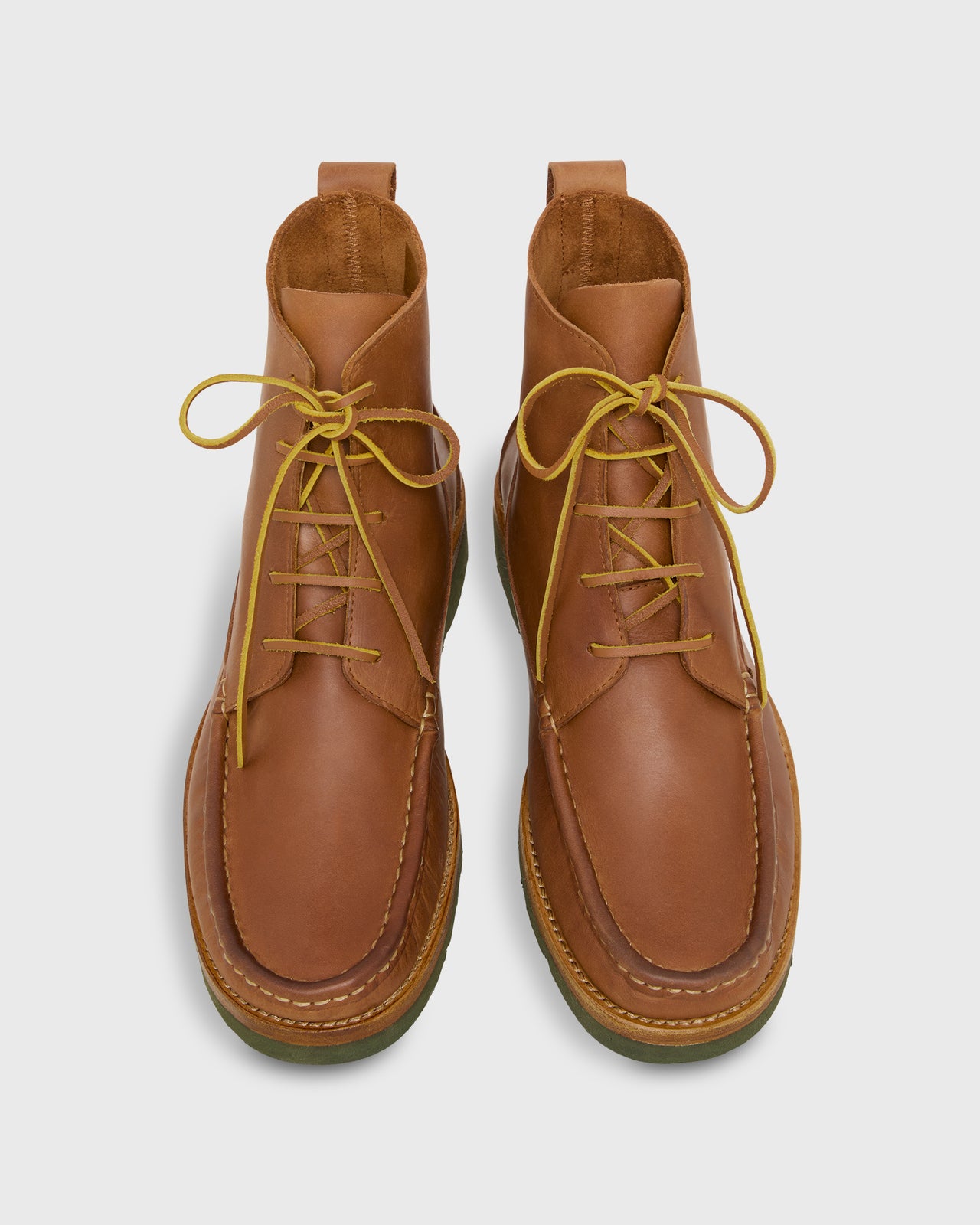 Moccasin Field Boot in Whiskey Leather
