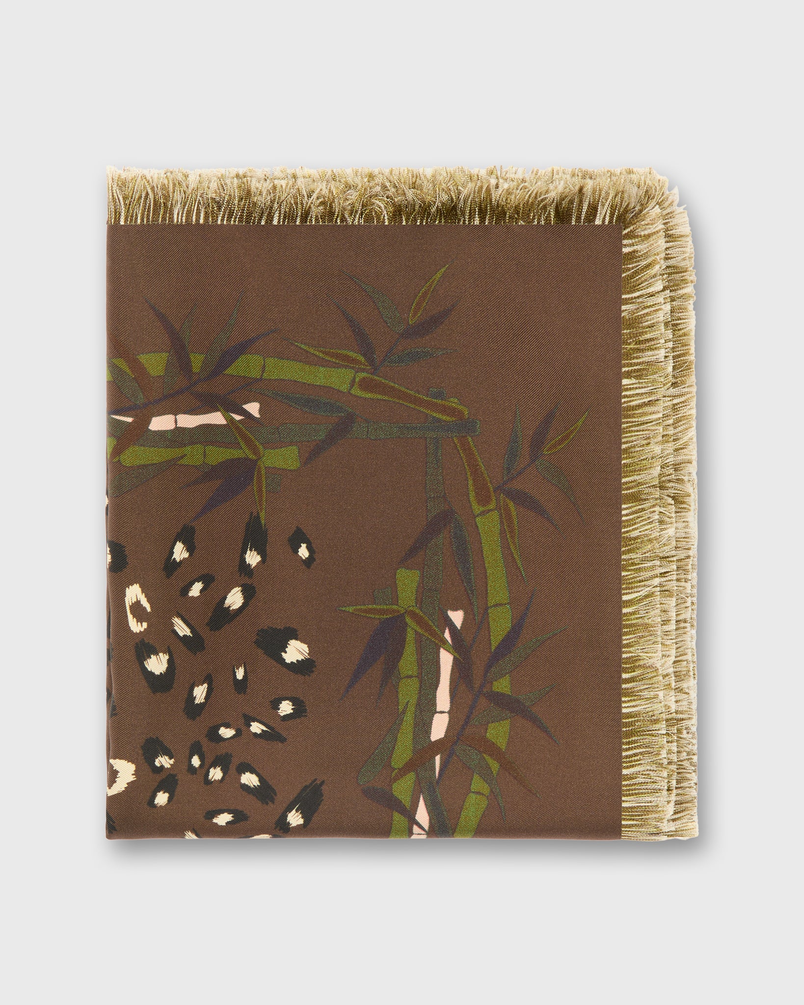 Silk Square Scarf in Animal