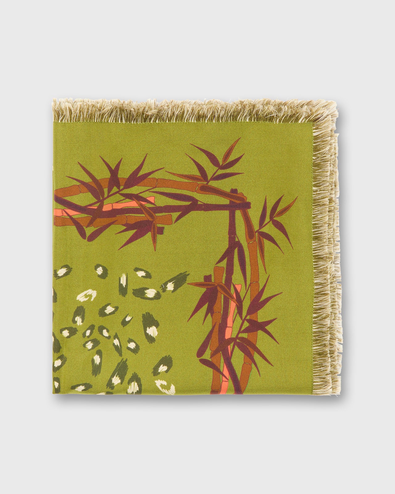 Silk Square Scarf in Animal