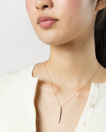 Load image into Gallery viewer, Long Drop Pendant Necklace in Gold
