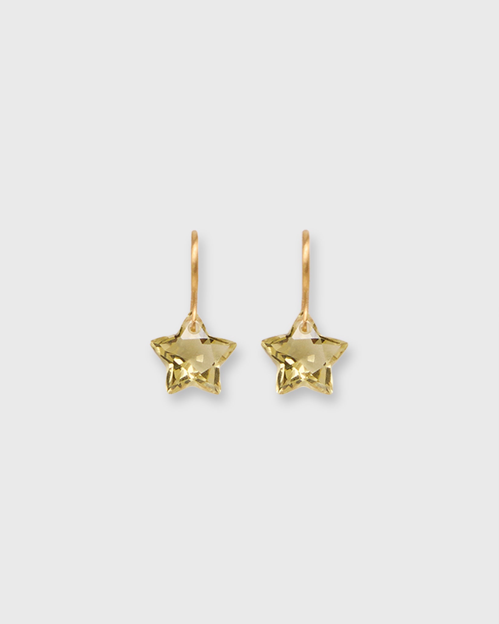 Small Wonder Earrings in Lemon Quartz