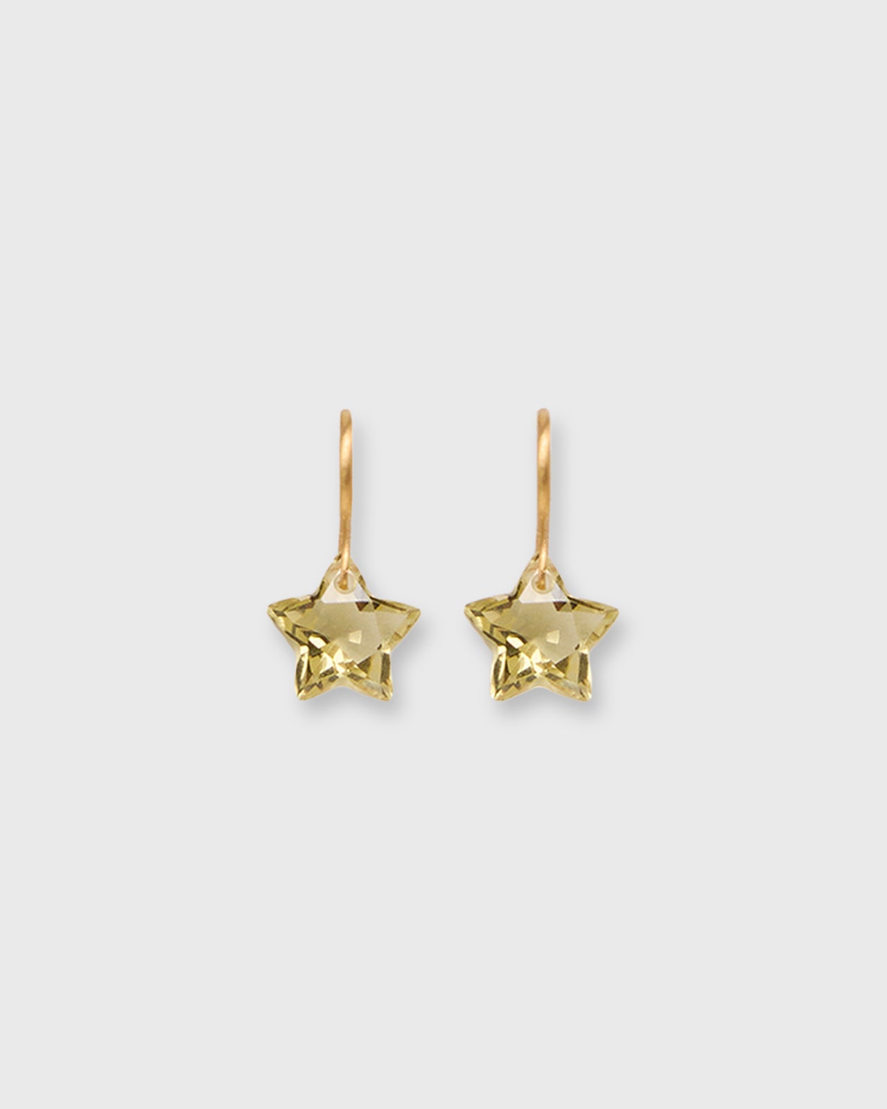 Small Wonder Earrings in Lemon Quartz
