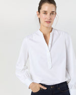 Load image into Gallery viewer, Becca Shirt in White Poplin
