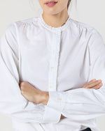 Load image into Gallery viewer, Becca Shirt in White Poplin
