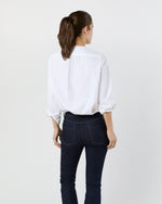 Load image into Gallery viewer, Becca Shirt in White Poplin
