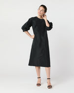 Load image into Gallery viewer, Ophelia Dress in Black Taffeta
