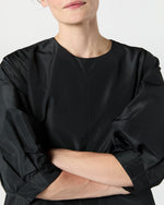 Load image into Gallery viewer, Ophelia Dress in Black Taffeta
