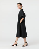 Load image into Gallery viewer, Ophelia Dress in Black Taffeta
