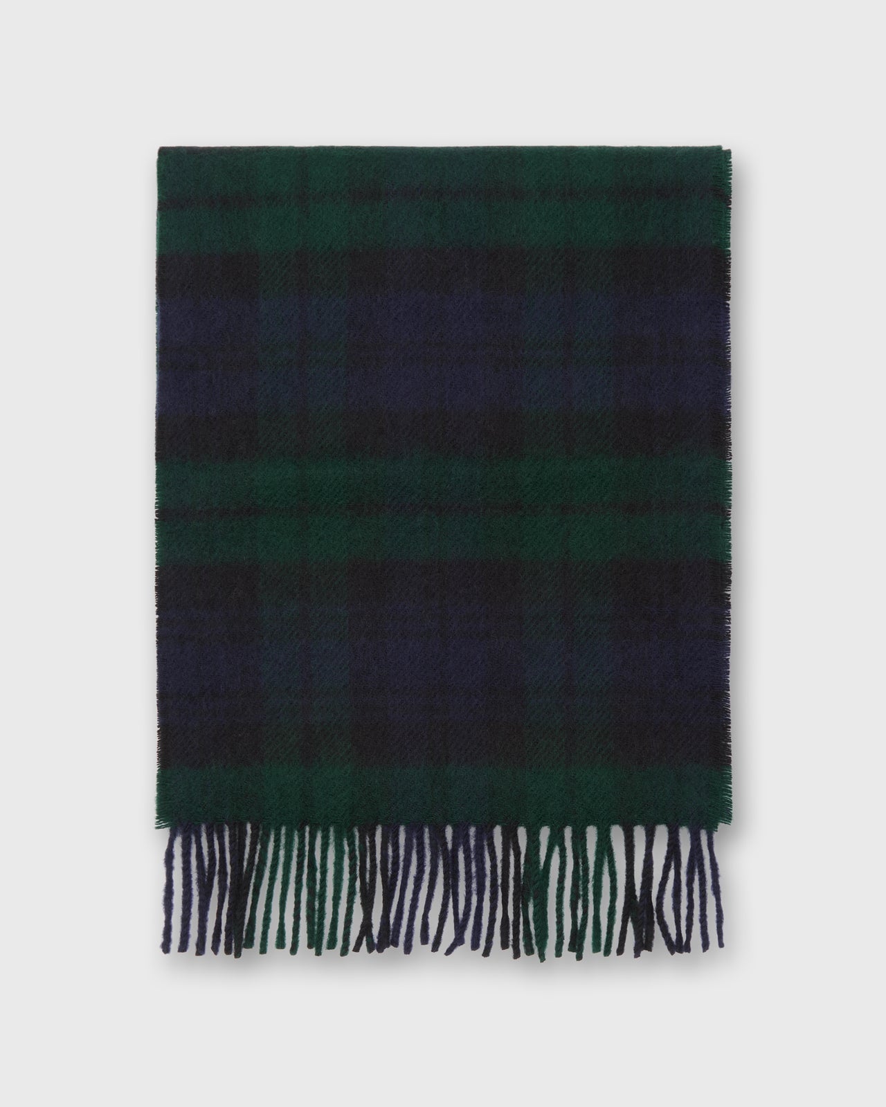 Tartan Merino Scarf in Blackwatch