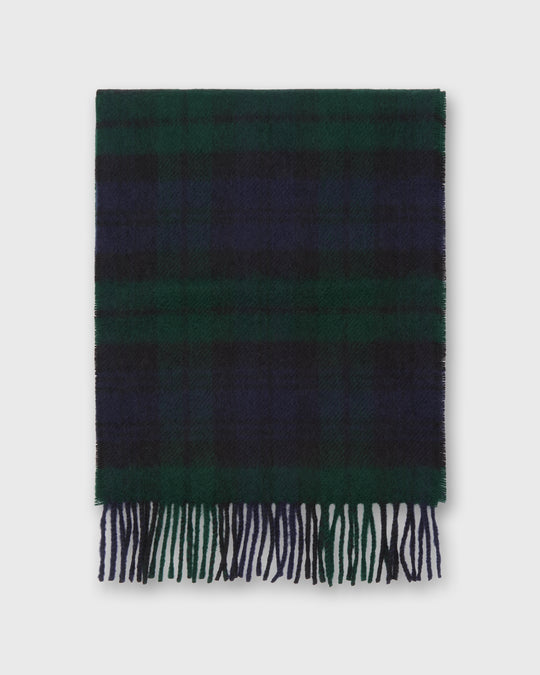 Tartan Merino Scarf in Blackwatch
