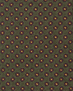 Load image into Gallery viewer, Silk Woven Tie in Olive/Burgundy/Gold Circle
