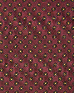 Load image into Gallery viewer, Silk Woven Tie in Burgundy/Brown/Gold Circle
