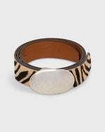 Load image into Gallery viewer, 1.5&quot; Conroy Belt in Zebra Calf Hair
