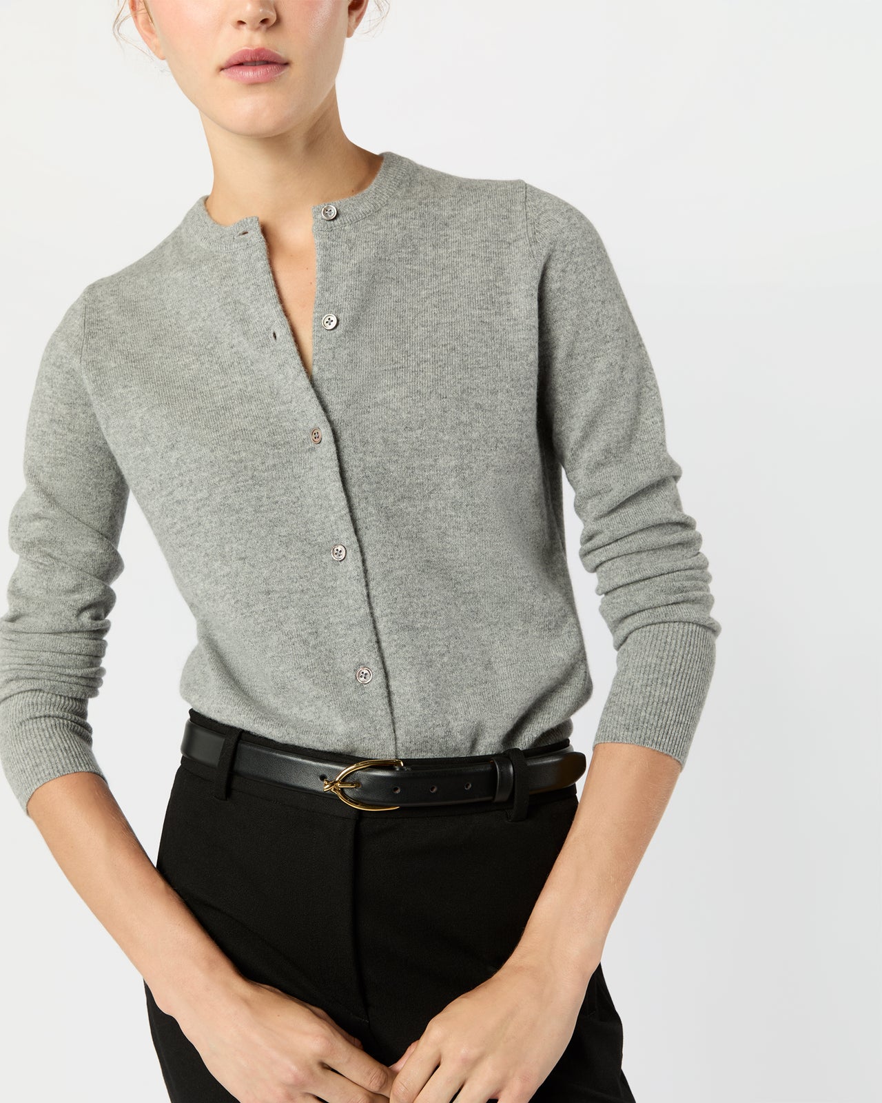 1" Twist Dress Belt in Black Calfskin