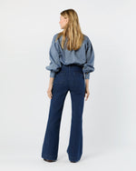 Load image into Gallery viewer, Camille Patch-Pocket Jean in 2-Year Indigo Stretch Denim
