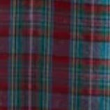 Savannah Top in Mini MacBeth Tartan Iridescent Silk Shantung