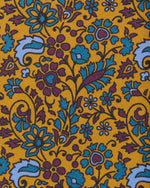 Load image into Gallery viewer, Silk Print Tie in Scotch/Aegean Floral
