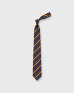 Load image into Gallery viewer, Silk Woven Tie in Navy/Burgundy/Scotch Stripe

