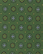 Load image into Gallery viewer, Silk Print Tie in Green/Spruce Foulard
