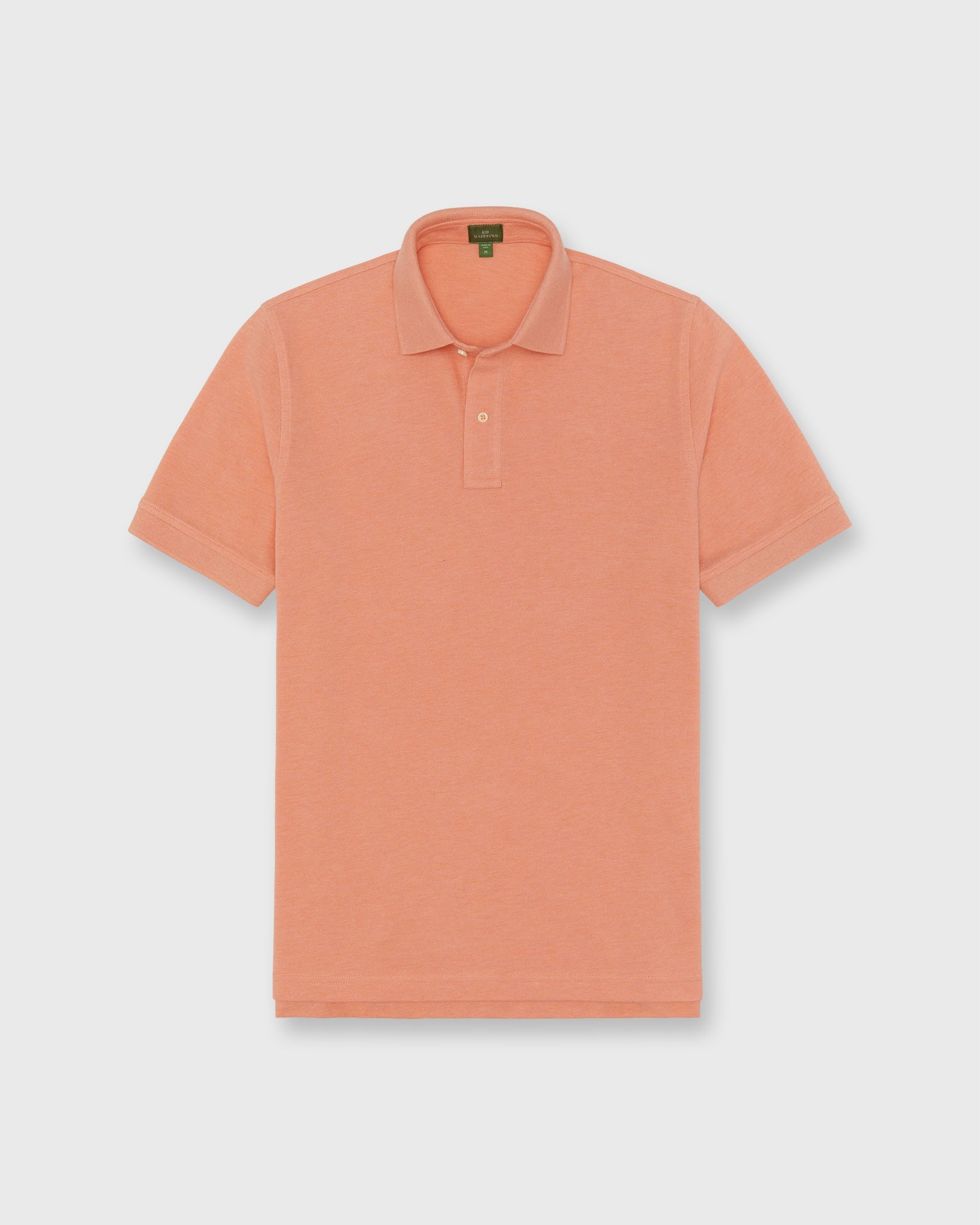 Court Polo in Heather Peach Pima Pique | Shop Sid Mashburn
