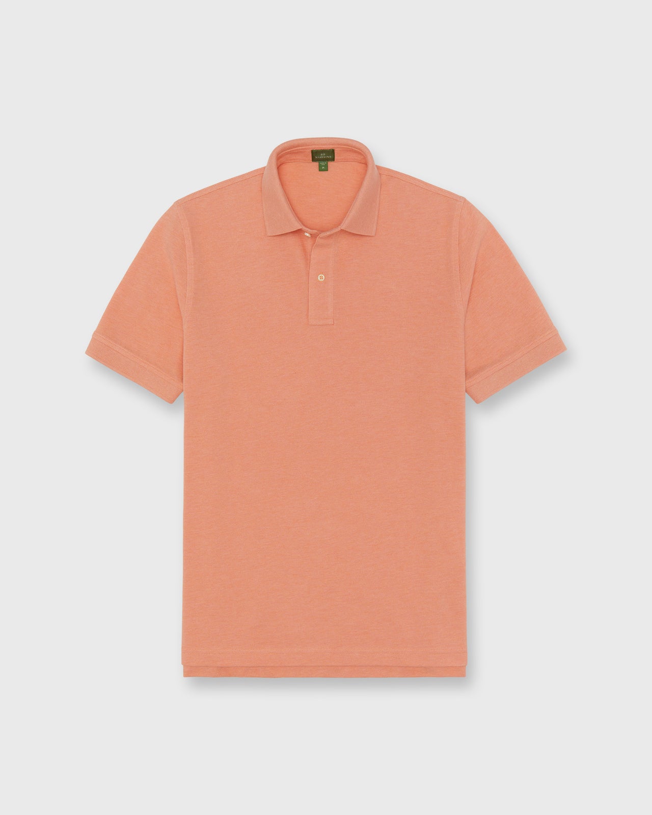 Court Polo in Heather Peach Pima Pique