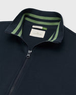 Load image into Gallery viewer, Warm-Up Jacket in Navy Pima Cotton
