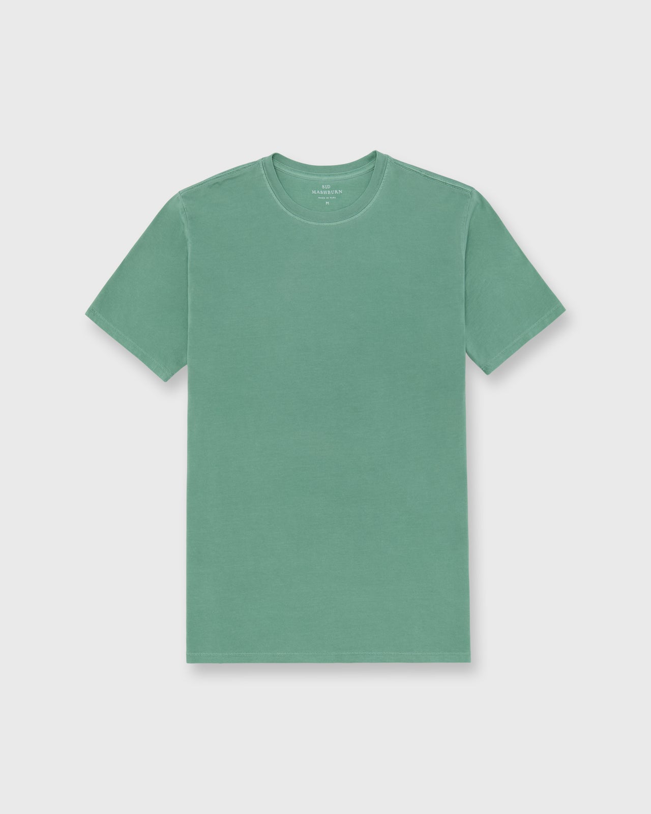 Short-Sleeved Tee in Sage Pima Cotton