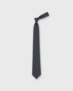 Load image into Gallery viewer, Silk Print Tie in Navy/Char Blue/Sky Foulard
