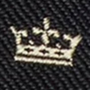 Silk Club Tie in Navy/Bone Crown