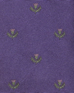 Load image into Gallery viewer, Silk Club Tie in Purple/Lavender/Green Laurel
