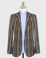 Load image into Gallery viewer, Ghost Blazer in Blue/Brown/Tan Rustic Hopsack
