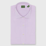 Load image into Gallery viewer, Made-to-Measure Shirt in Pink Graph Check Poplin
