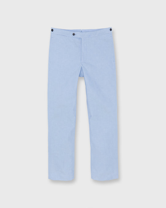 Side-Tab Sport Trouser in Blue Oxford