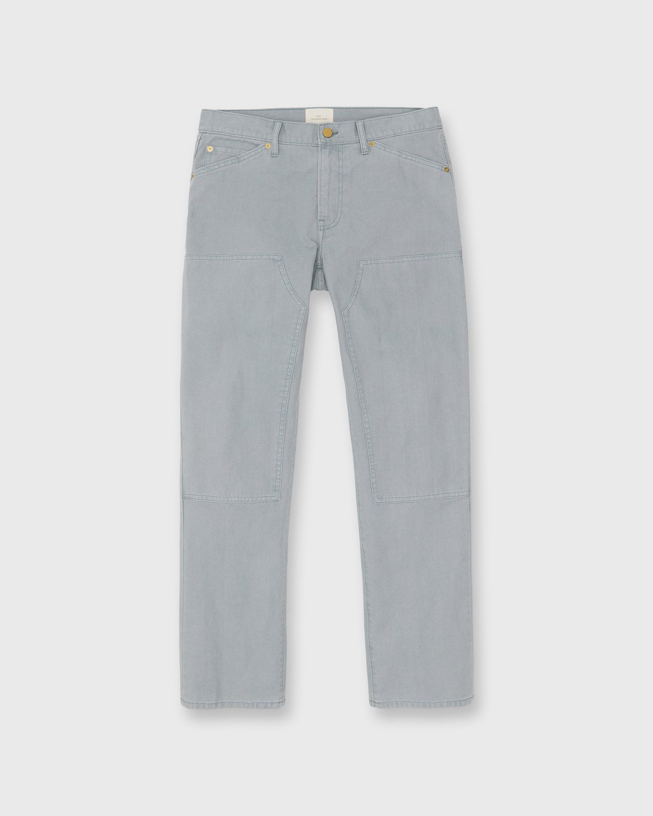 Garment-Dyed Brush Pant in Seafoam Canvas