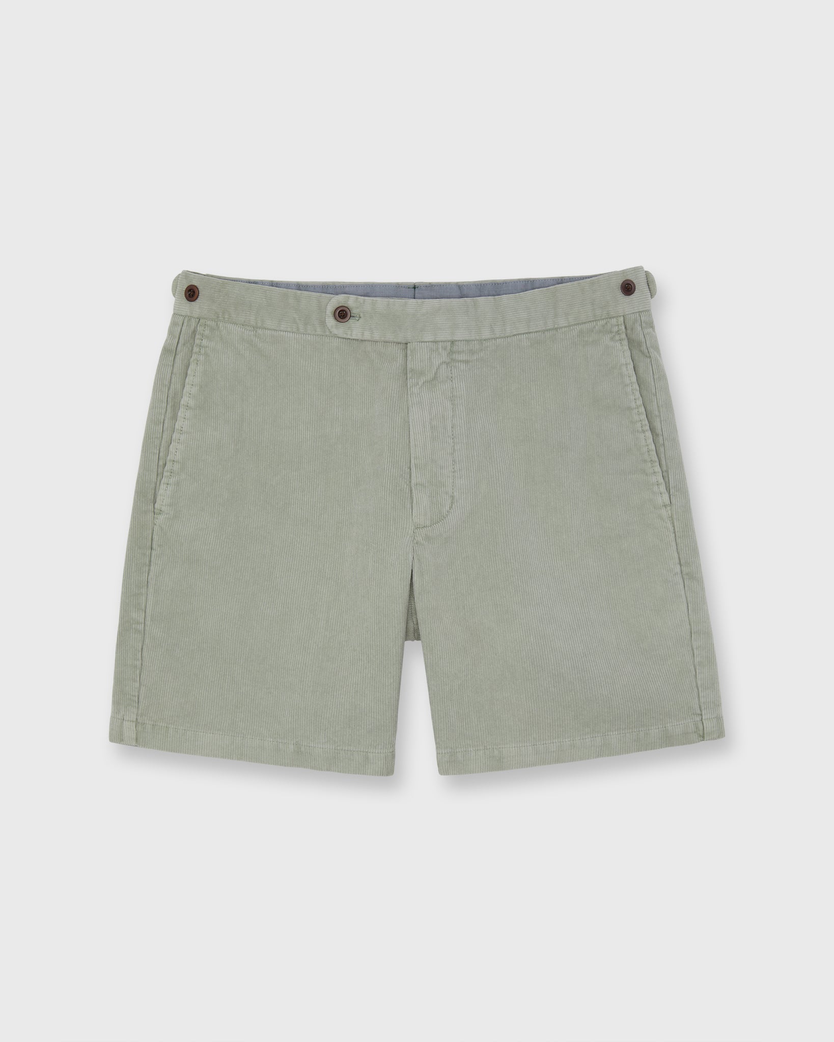 Side-Tab Field Short in Sage Garment Dyed Corduroy | Shop Sid Mashburn