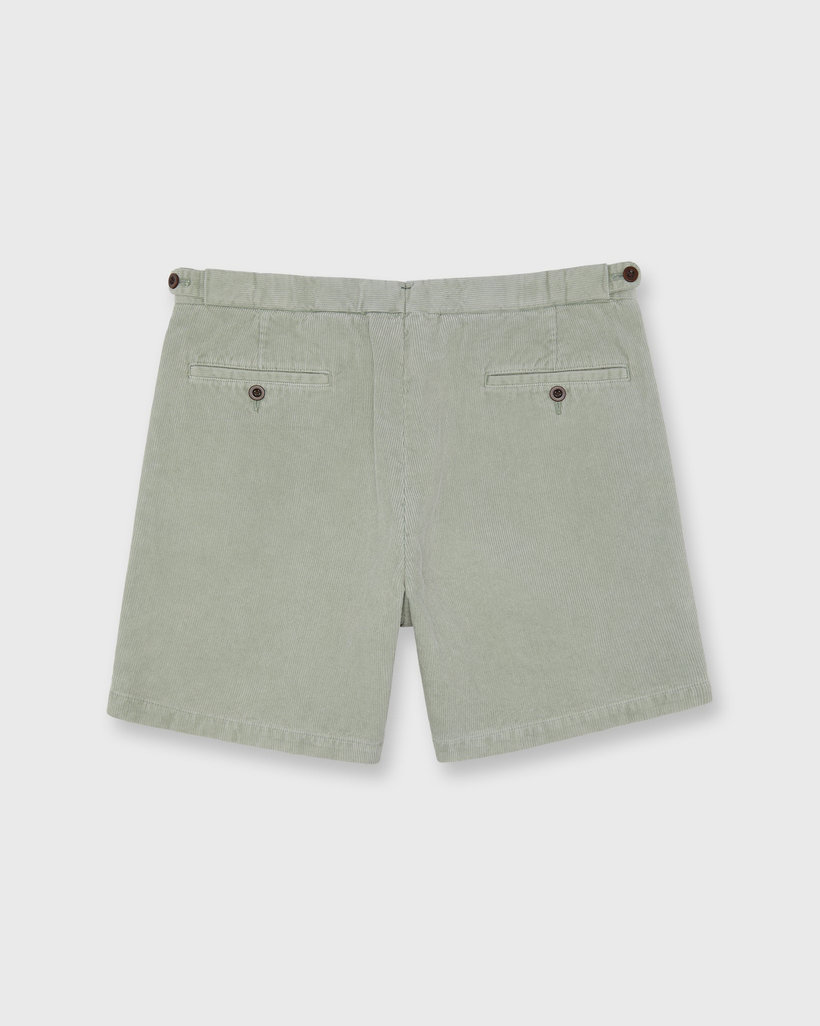 Side-Tab Field Short in Sage Garment Dyed Corduroy | Shop Sid Mashburn