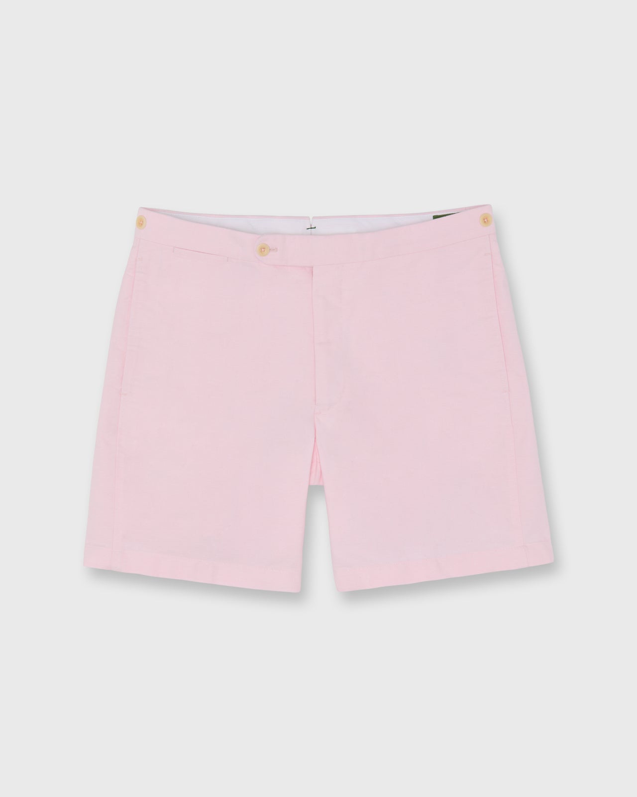 Side-Tab Sport Short in Light Pink Oxford