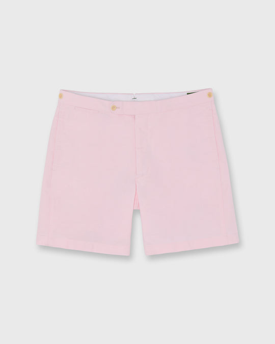 Side-Tab Sport Short in Light Pink Oxford