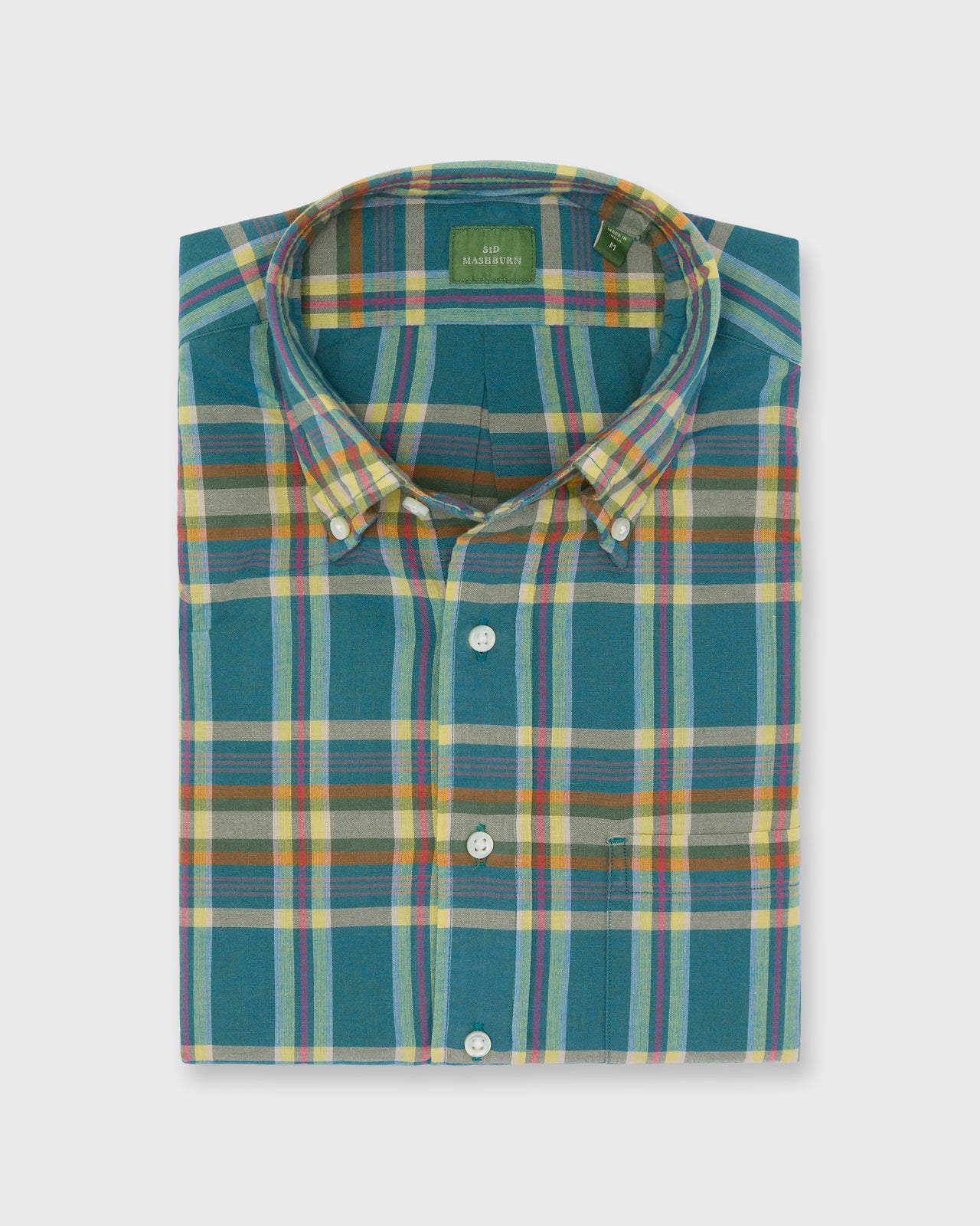 green and yellow dress shirt Mens Dress Shirt with Matching Tie and Hanky Green George Size 15.5 16.5 AH623 Final Sale 15.5 34/35 Green